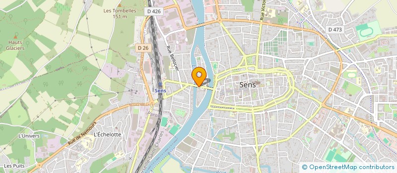 localisation de l'entreprise SCI GIZEH à SENS