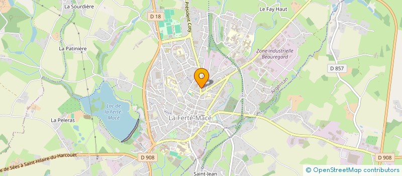 localisation de l'entreprise SCI GJ à LA FERTE MACE