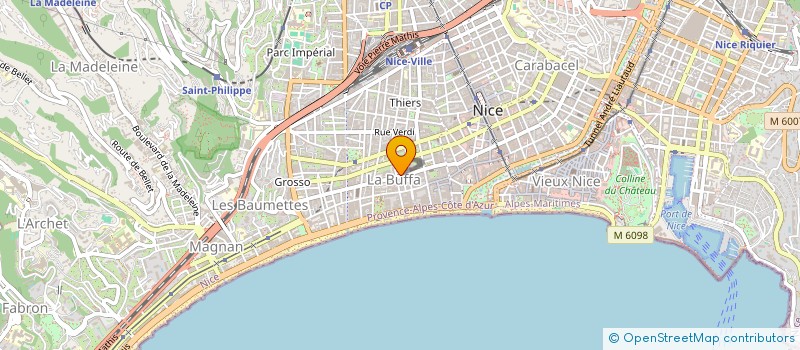 localisation de l'entreprise SCI GJA  NICE