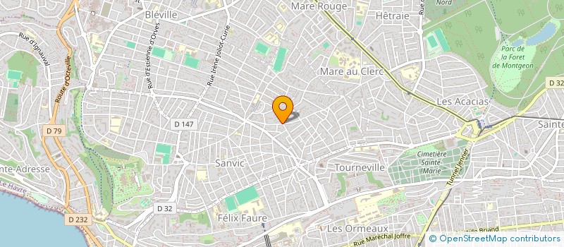 localisation de l'entreprise SCI GJCJG à LE HAVRE