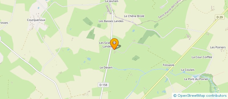 localisation de l'entreprise SCI GJF  JUVIGNE