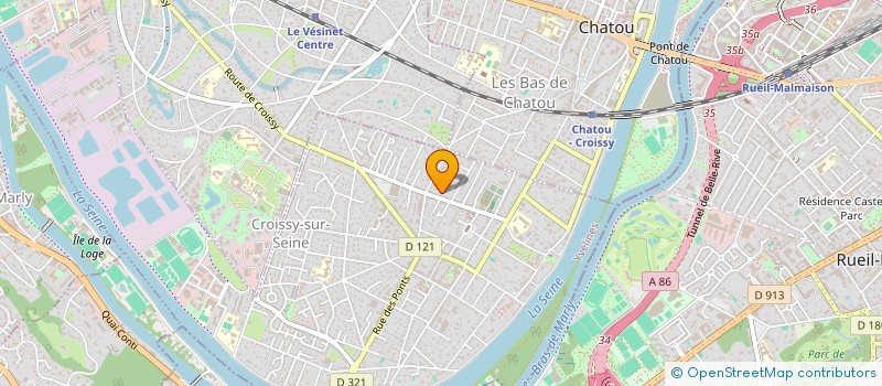 localisation de l'entreprise SCI GJG CORMIERS  CROISSY-SUR-SEINE