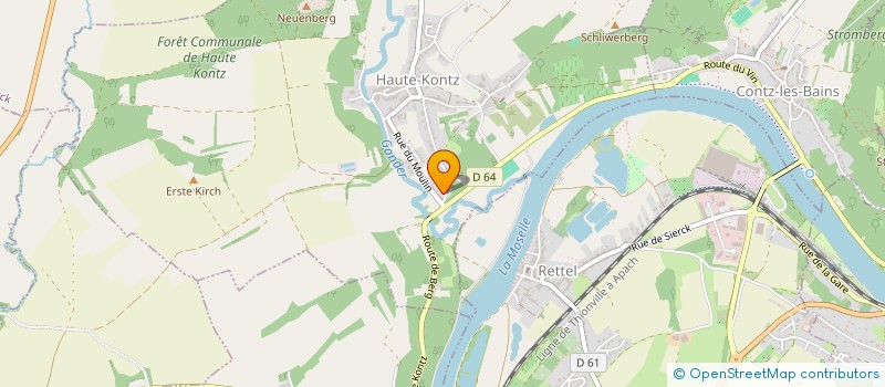 localisation de l'entreprise SCI GJGS  HAUTE-KONTZ