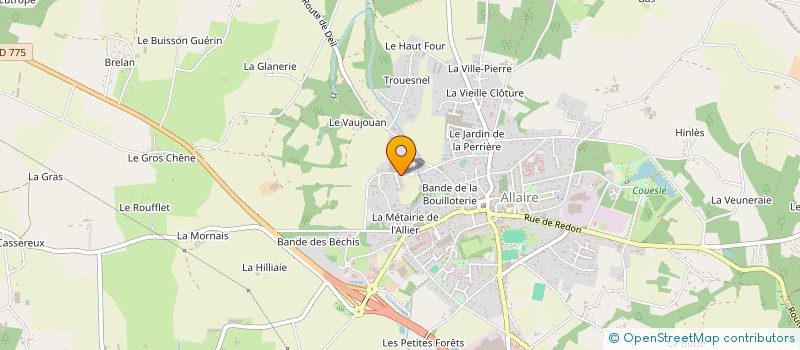 localisation de l'entreprise SCI GJLMV  SOUDAN