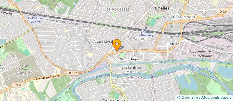 localisation de l'entreprise SCI GJM IMMO  CHELLES