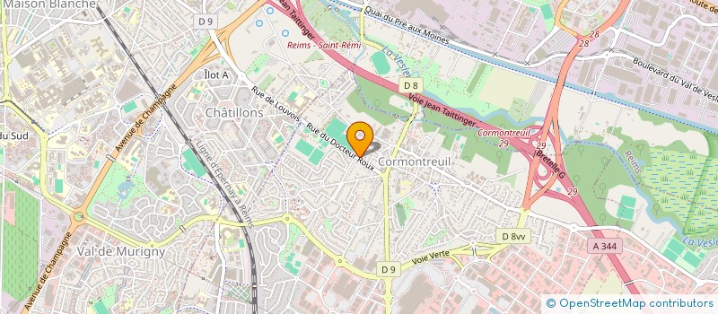 localisation de l'entreprise SCI GK  THILLOIS