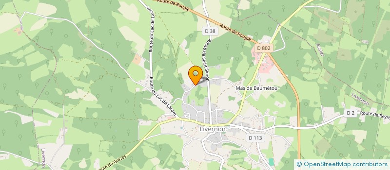 localisation de l'entreprise SCI GK  LIVERNON