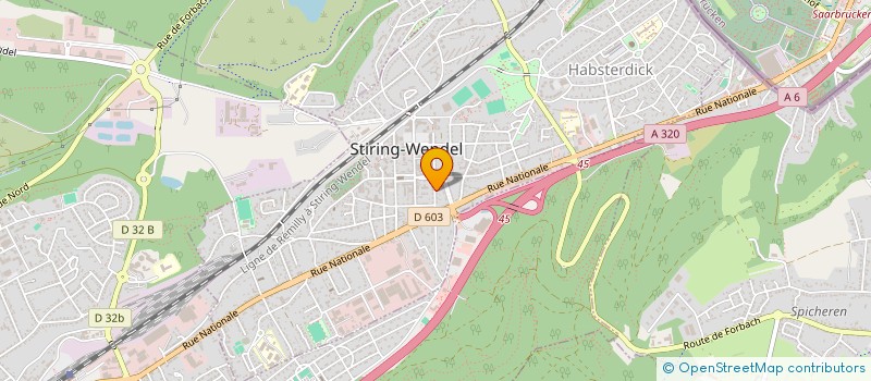 localisation de l'entreprise SCI GK HOME  STIRING-WENDEL