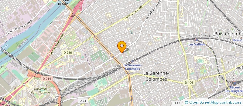 localisation de l'entreprise SCI GK INVEST 3 à COLOMBES