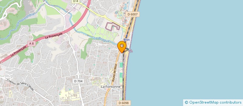localisation de l'entreprise SCI GKM à ANTIBES