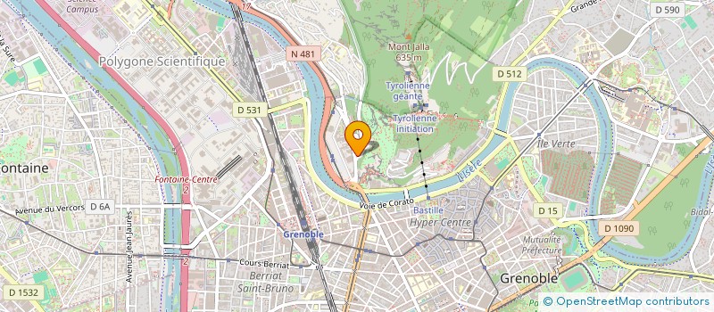localisation de l'entreprise SCI GKP INVEST à GRENOBLE