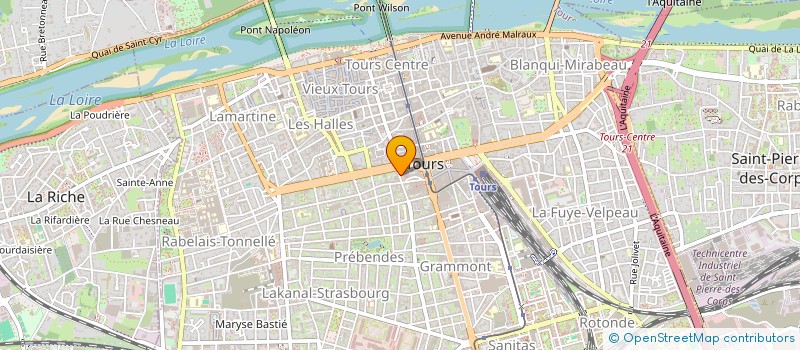 localisation de l'entreprise SCI GKS  TOURS