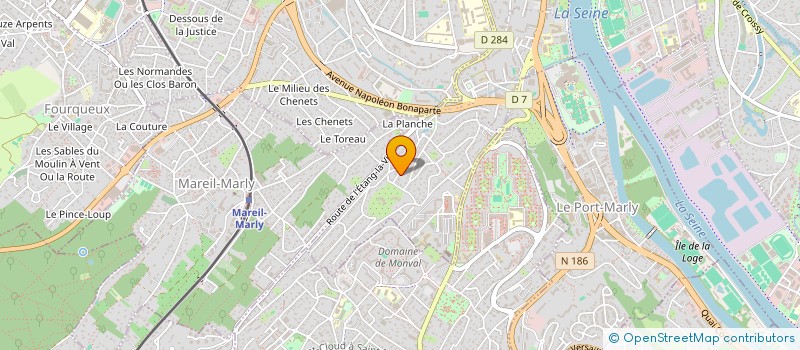 localisation de l'entreprise SCI GKT IMMO  LE PECQ