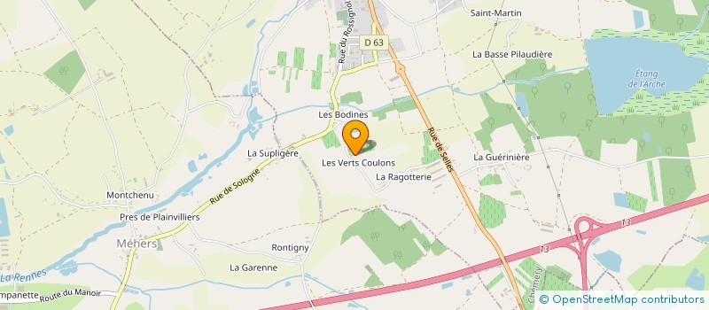 localisation de l'entreprise SCI  GL  COUR CHEVERNY