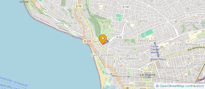 localisation de l'entreprise SCI GL à LE HAVRE