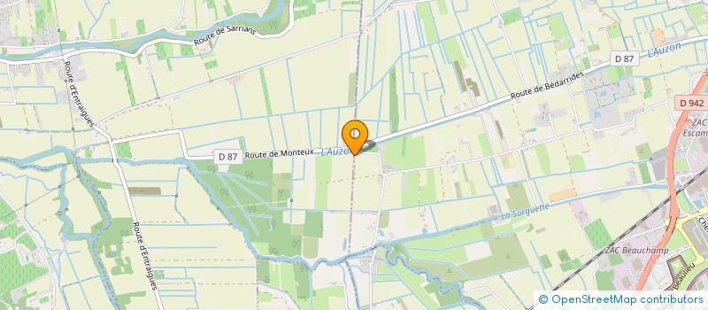 localisation de l'entreprise SCI GL  BEDARRIDES