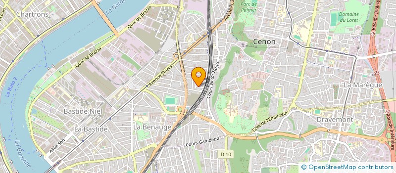 localisation de l'entreprise SCI GL-AN  CENON