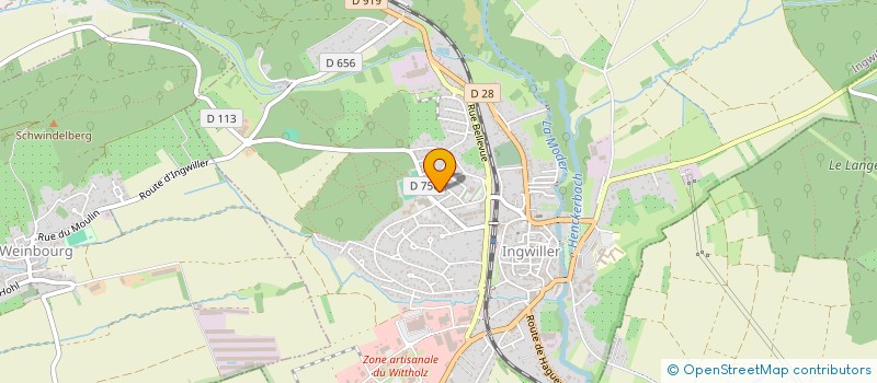 localisation de l'entreprise SCI GL IMMO  INGWILLER