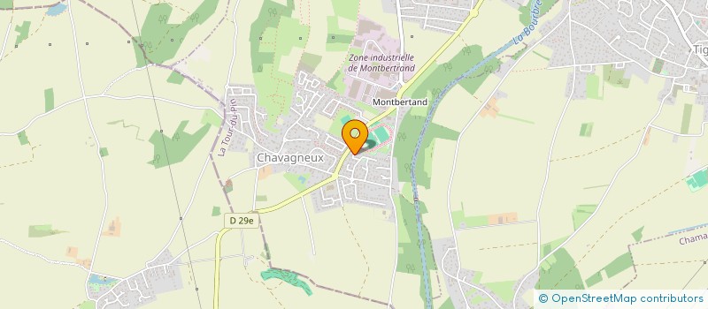 localisation de l'entreprise SCI GL INVESTISSEMENT  CHARVIEU-CHAVAGNEUX