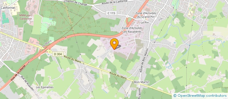 localisation de l'entreprise SCI GL2P  CHANGE