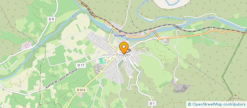 localisation de l'entreprise SCI GLA  ESTAGEL