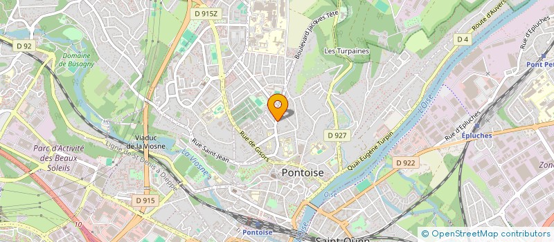 localisation de l'entreprise SCI GLAB-95  FREPILLON