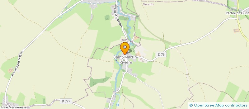 localisation de l'entreprise SCI GLACET  SAINT-MARTIN-RIVIERE