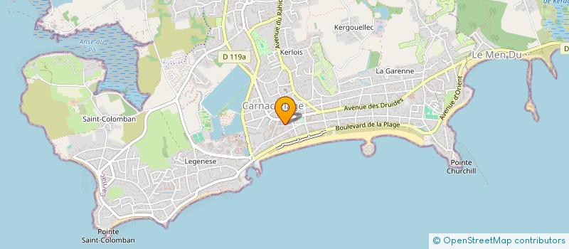 localisation de l'entreprise SCI GLAD AMZER DA ZONT  CARNAC