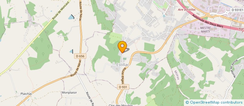 localisation de l'entreprise SCI GLADAM  ROQUEFORT