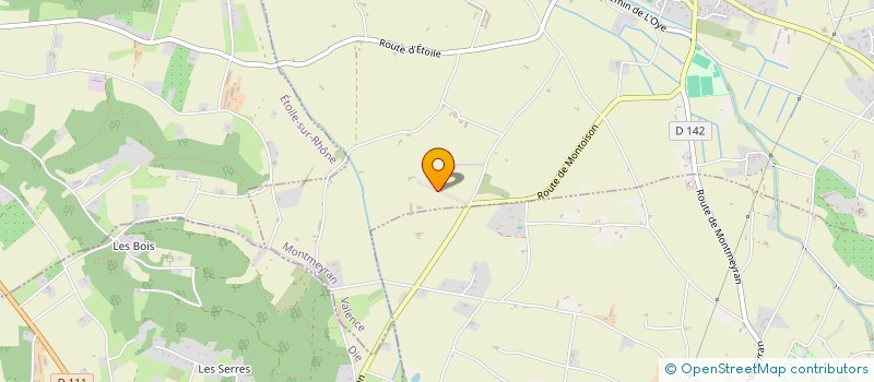 localisation de l'entreprise SCI GLADEL  MONTMEYRAN