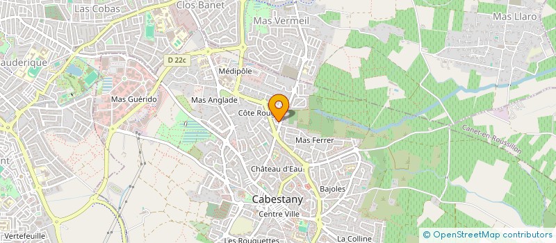 localisation de l'entreprise SCI GLADYS III  CABESTANY