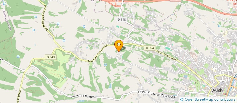 localisation de l'entreprise SCI GLAF  PESSAN