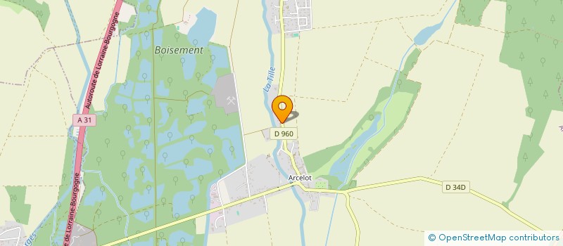 localisation de l'entreprise SCI GLAIEUL  ARCEAU