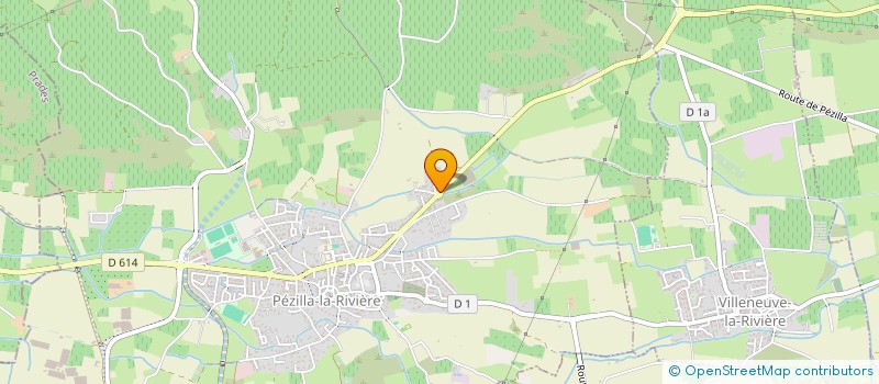 localisation de l'entreprise SCI GLAIVE  PEZILLA-LA-RIVIERE