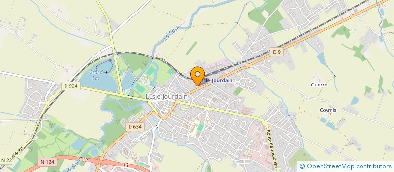 localisation de l'entreprise SCI GLAJ  L'ISLE-JOURDAIN