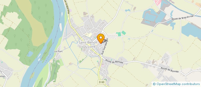 localisation de l'entreprise SCI GLAJB45 à SAINT-BENOIT-SUR-LOIRE