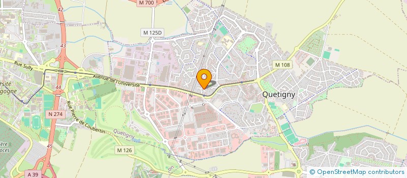 localisation de l'entreprise SCI GLAM à QUETIGNY