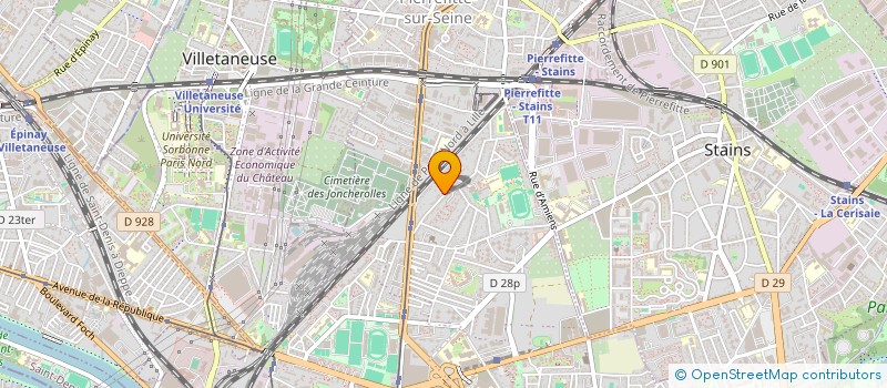 localisation de l'entreprise SCI GLAM  SAINT-DENIS