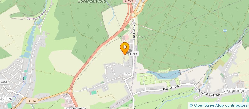 localisation de l'entreprise SCI GLAM INVEST  HAMBACH