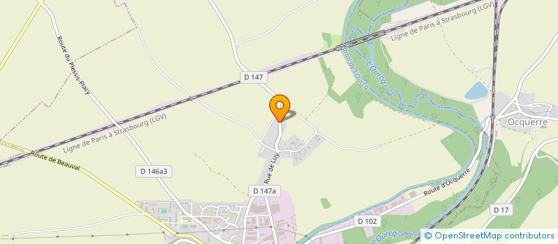 localisation de l'entreprise SCI GLAMP  LIZY-SUR-OURCQ