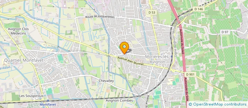 localisation de l'entreprise SCI GLANUM  MORIERES-LES-AVIGNON
