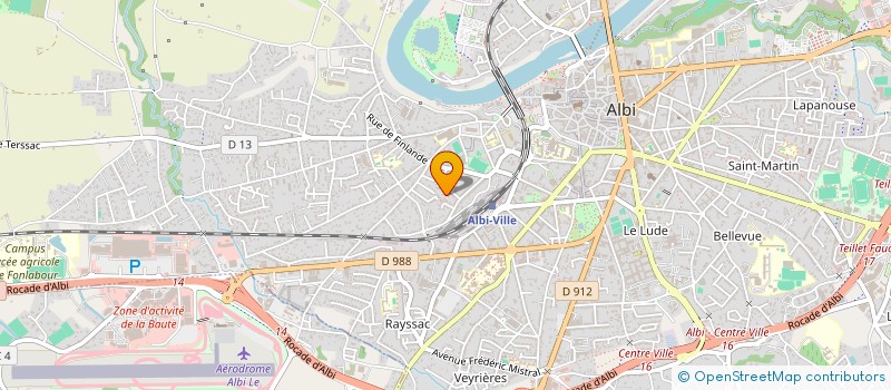 localisation de l'entreprise SCI GLANUM à ALBI