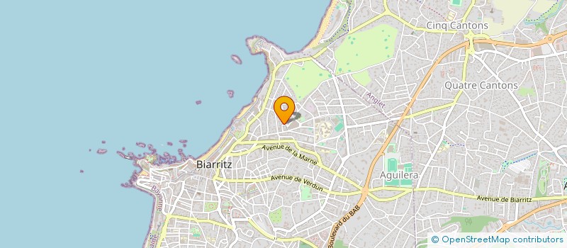 localisation de l'entreprise SCI GLAS IMMO BASTIDE à BIARRITZ