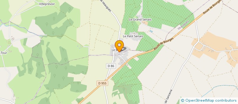 localisation de l'entreprise SCI GLASH  CREZANCY-EN-SANCERRE