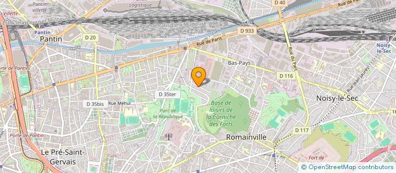 localisation de l'entreprise SCI GLASVEZEG à ROMAINVILLE