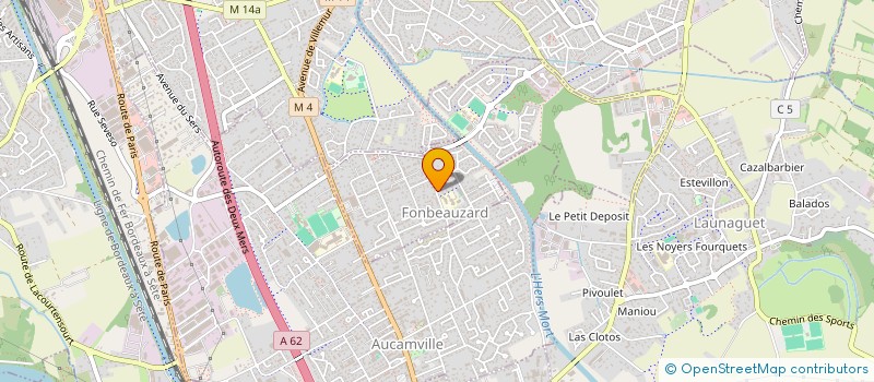 localisation de l'entreprise SCI GLAUBES  FONBEAUZARD