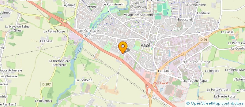 localisation de l'entreprise SCI GLAUCOS à PACE