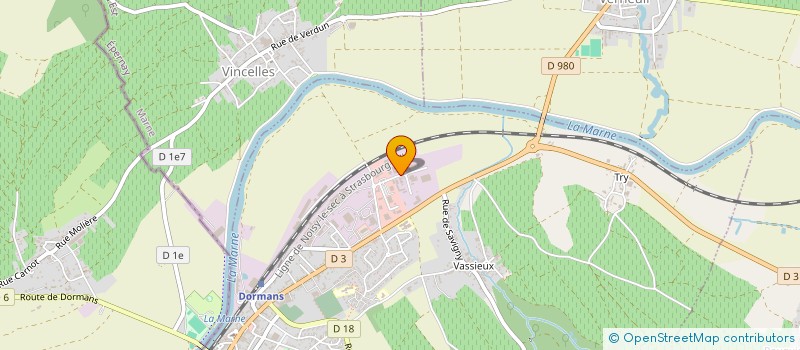 localisation de l'entreprise SCI GLAVIER  DORMANS