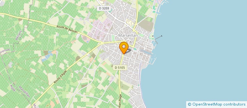 localisation de l'entreprise SCI GLAYA à MARSEILLAN