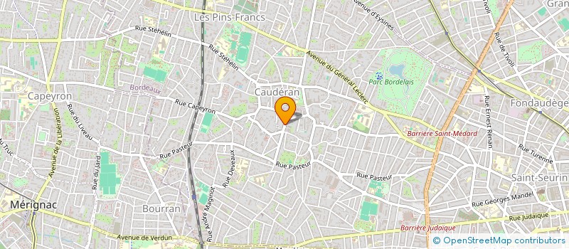 localisation de l'entreprise SCI GLAZ  BORDEAUX